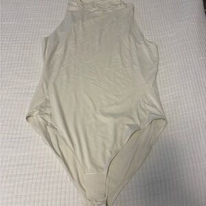 lululemon athletica Cream Sleeveless Bodysuit